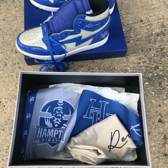 Reves Kiy , Men’s Size 11.5 Hampton HBCU edition Kool Kiy - Picture 3 of 8